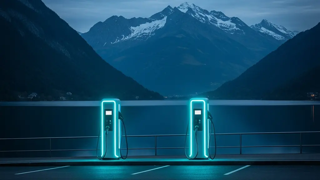 Borne de recharge installée par CHARGéO